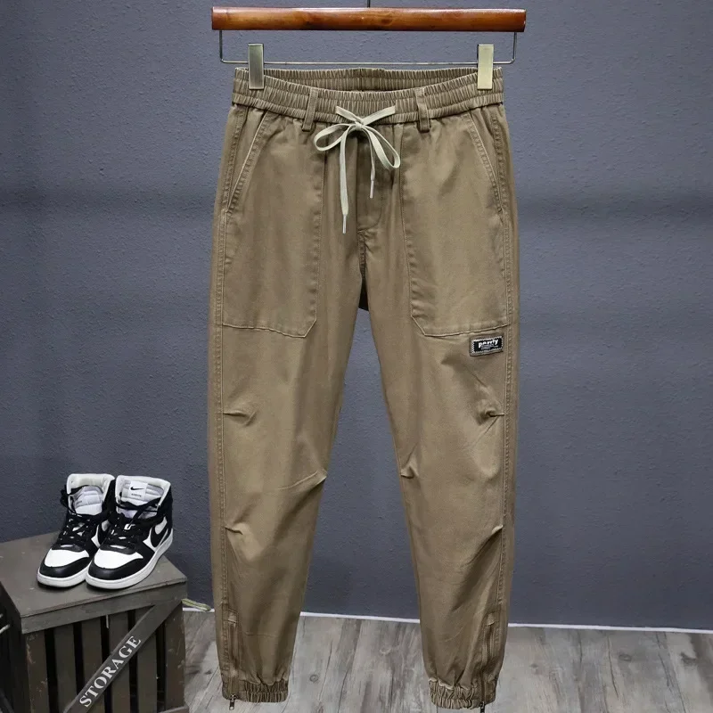 

Men's Autumn New Cargo Pants Men's Trend Loose Leggings Harem Casual Pants Men's Handsome and Versatile Pants Winter Clothes