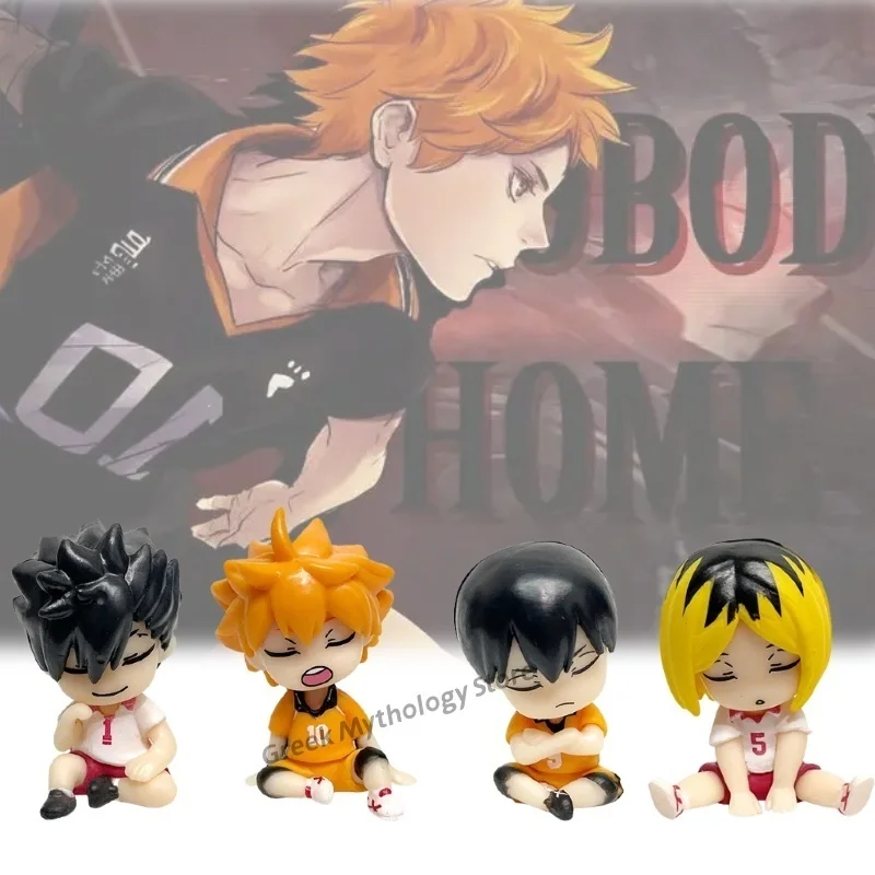 โมเดลฟิกเกอร์อนิเมะวอลเลย์บอลวัยรุ่น แอคชั่นฟิกเกอร์ ของเล่นขนาด 5 ซม. ชุดเปลี่ยนชุดได้ ของสะสมสำหรับเด็ก ของขวัญ