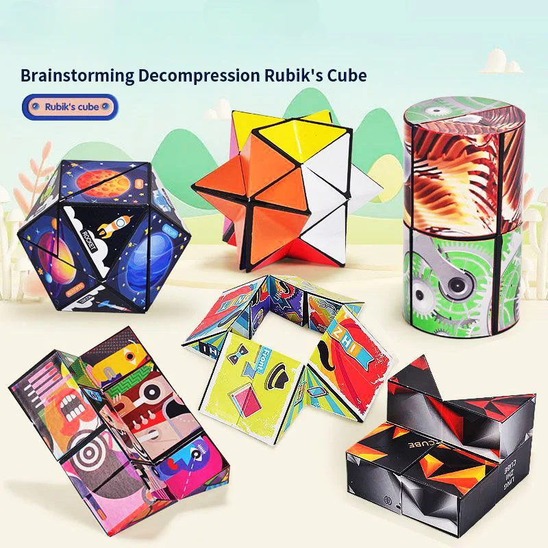 

Variety Infinite Cube Geometry 3D Stereo Model Children's Development of New Thinking Logic Training Puzzle Toys