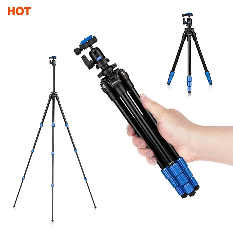 

1.48KG Adjustable Lightweight Aluminum Mobile Tripodes Stand Professional with 360 Horizontal Ball Head