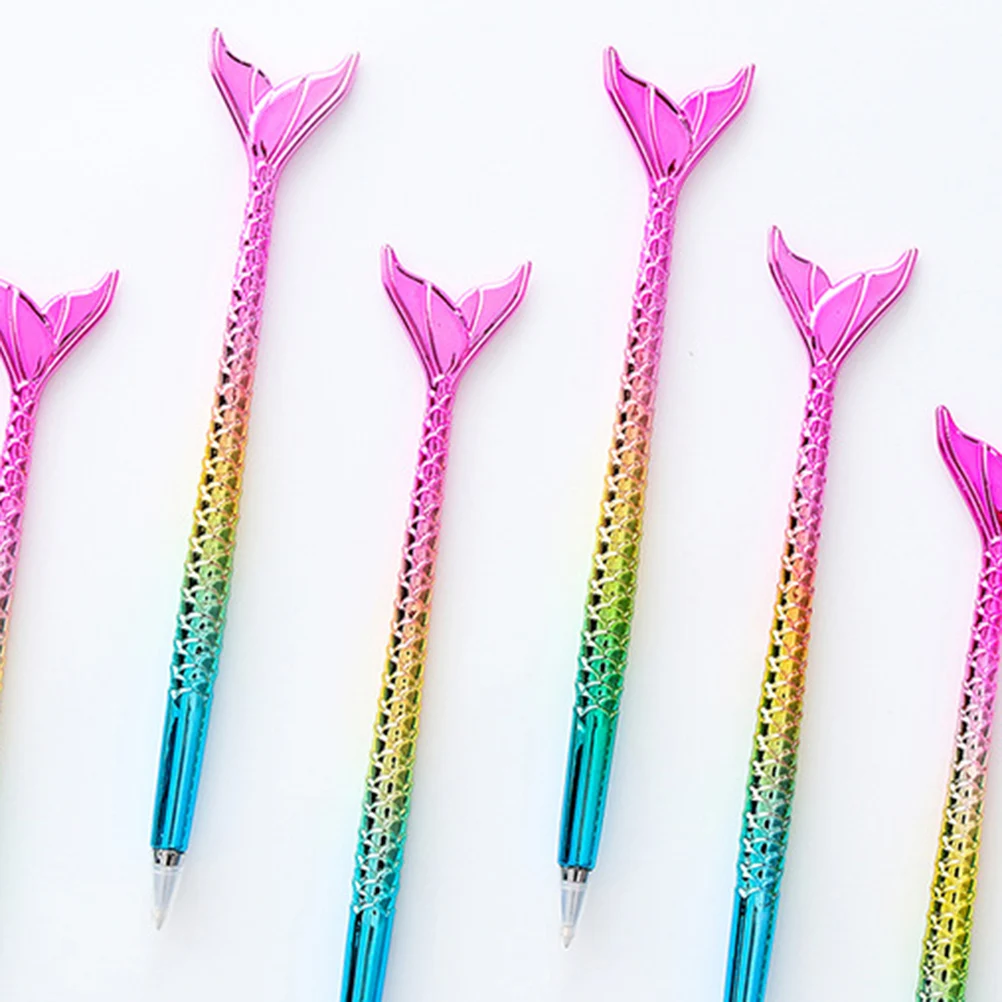 

Cute Cartoon Mermaid Design Gel Ink Pens Colorful Long Lasting Writing Stationery For s Students Drawing Writing Cards