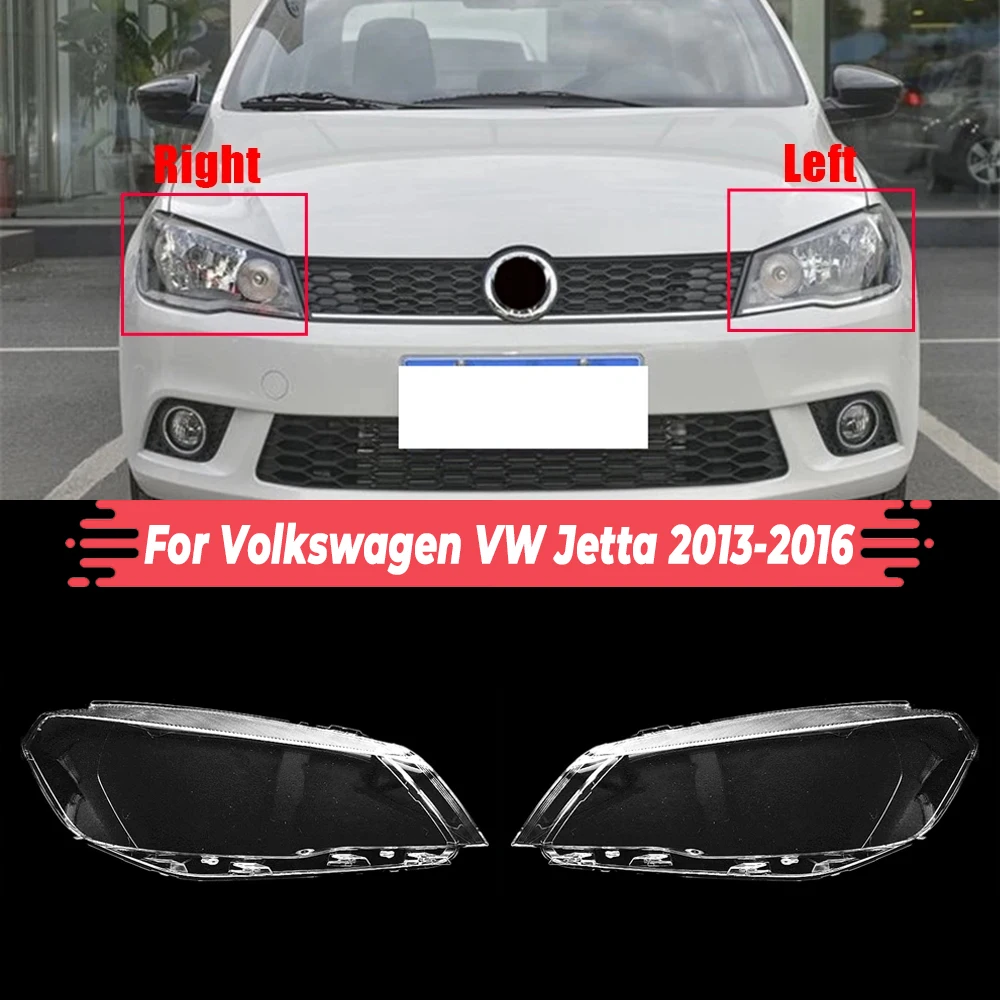 Car Headlight Cover For Volkswagen VW Jetta 2013 2014 2015 2016 Front Headlamp Transparent Cover Lampshade Headlight Shell Lens