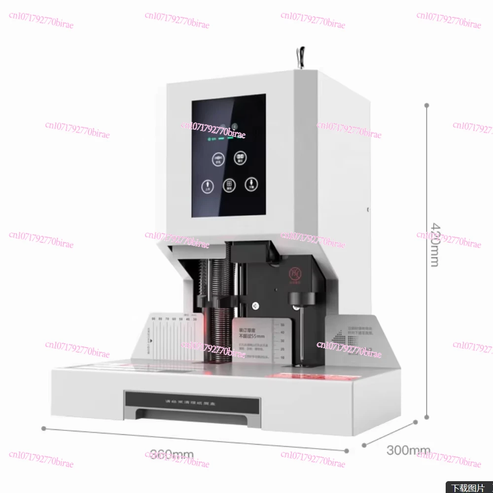Touch Screen Binding Machine Hot Melt Automatic Riveting Tube Bill Book Binding Machine