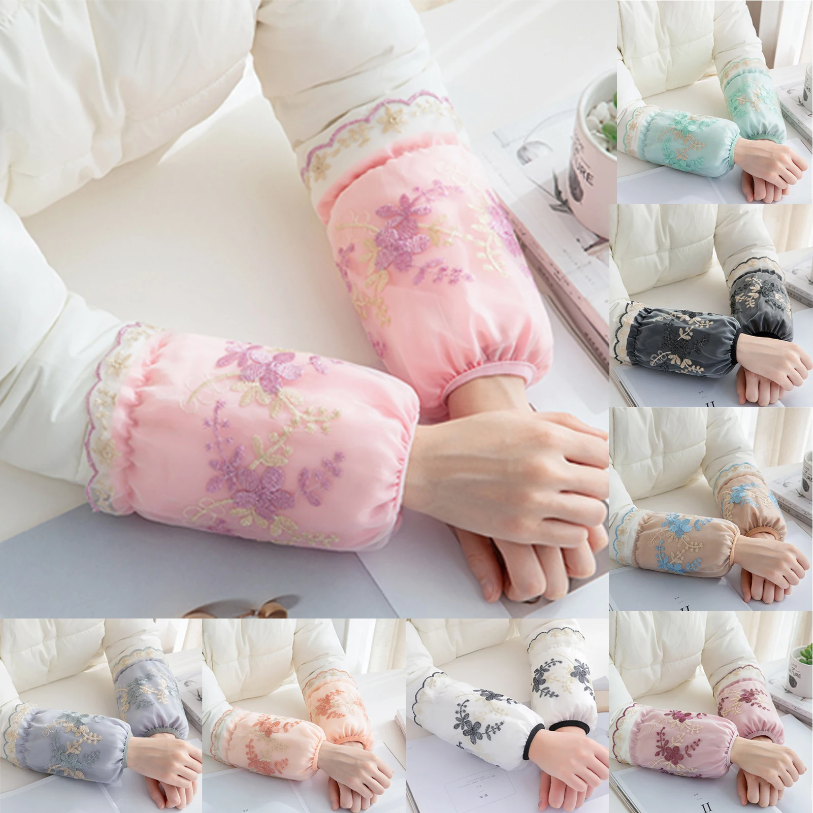 Clothing  Sleeve Lace Dustproof Oversleeve Clothing  Sleeve  Kitchen Sleeve for Outdoor Kitchen Sleeve