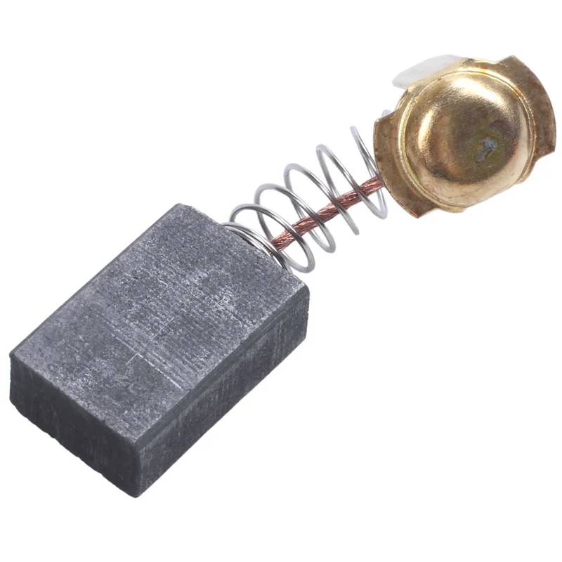 

A50I 50 шт. 17 × 13 × 7 мм, угольная щетка для электроинструмента 999038 для Hitachi, черный + золотой + серебристый