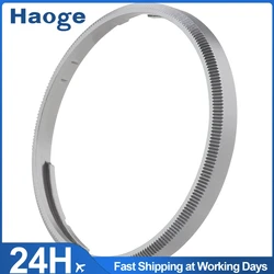 Haoge RRC-GR3XT Silver Grey Metal Decorate Ring for RICOH GR3X/GRIIIX HDF Camera accessories replaces GN-2
