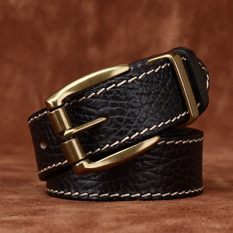 men's-genuine-full-grain-leather-cowboy-belt-thickened-wild-cowhide-embossed-retro-rugged-and-distinctive