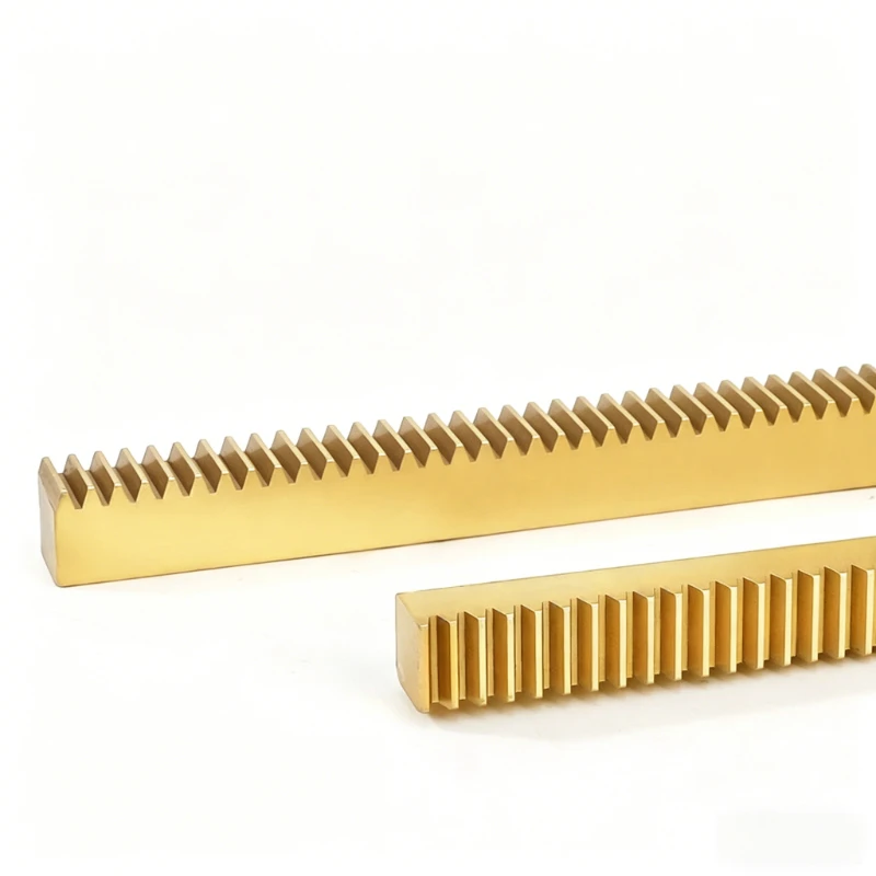 1pc 0.5 Mod Brass Gear Rack 0.5 Module Copper Straight Teeth Drive Rack Length 200mm 300mm 500mm 6x8mm 10x10mm 12x12mm Gear Rack