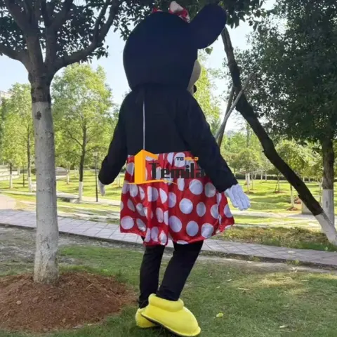 Musse Pigg Minnie Cosplay-kostymer Klassiker Tecknad figur Maskot Reklamkostym Festdjur Cosplay-kostymer 8 best sales Minnie maskotdräkt - №4