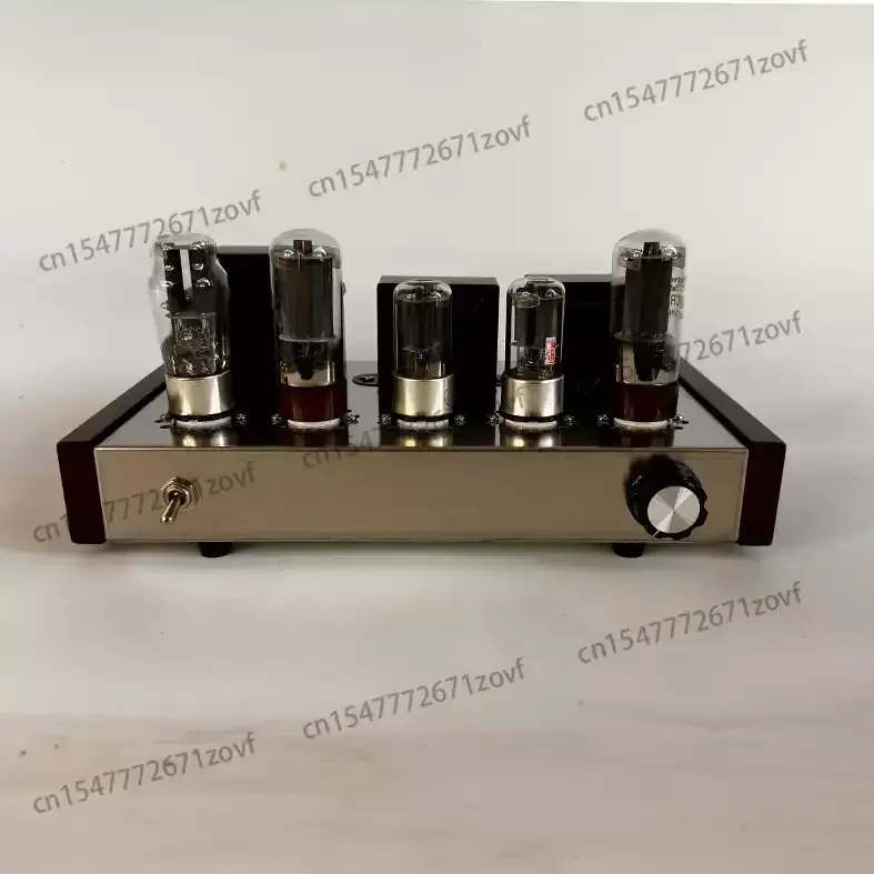 New DIY 6P3P Home Audio Tube Amplifier New Computer Case 6N8P Pure Full Set Tube Amplifier Assembly DIY Kits 8W+8W AC110V/220V