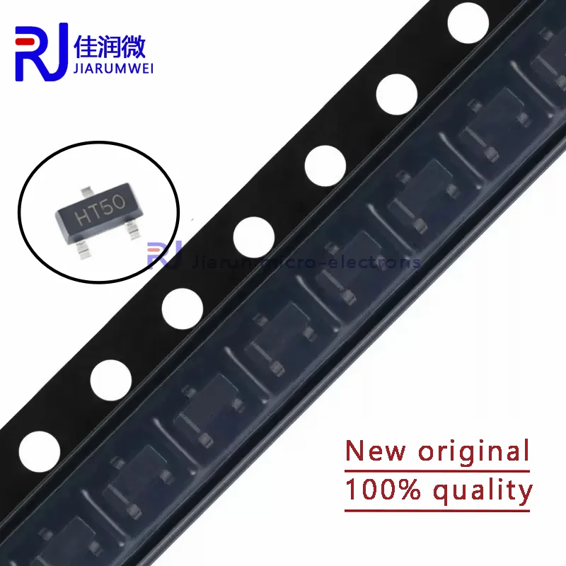 10pcs/lot HT7550S Silkscreen: HT50 100mA SOT-23 Low Dropout Linear Regulator LDO