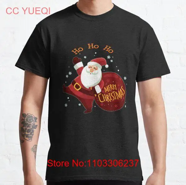 ЛУЧШИЕ ПРОДАЖИ Классическая футболка с Рождеством ho ho ho hoes