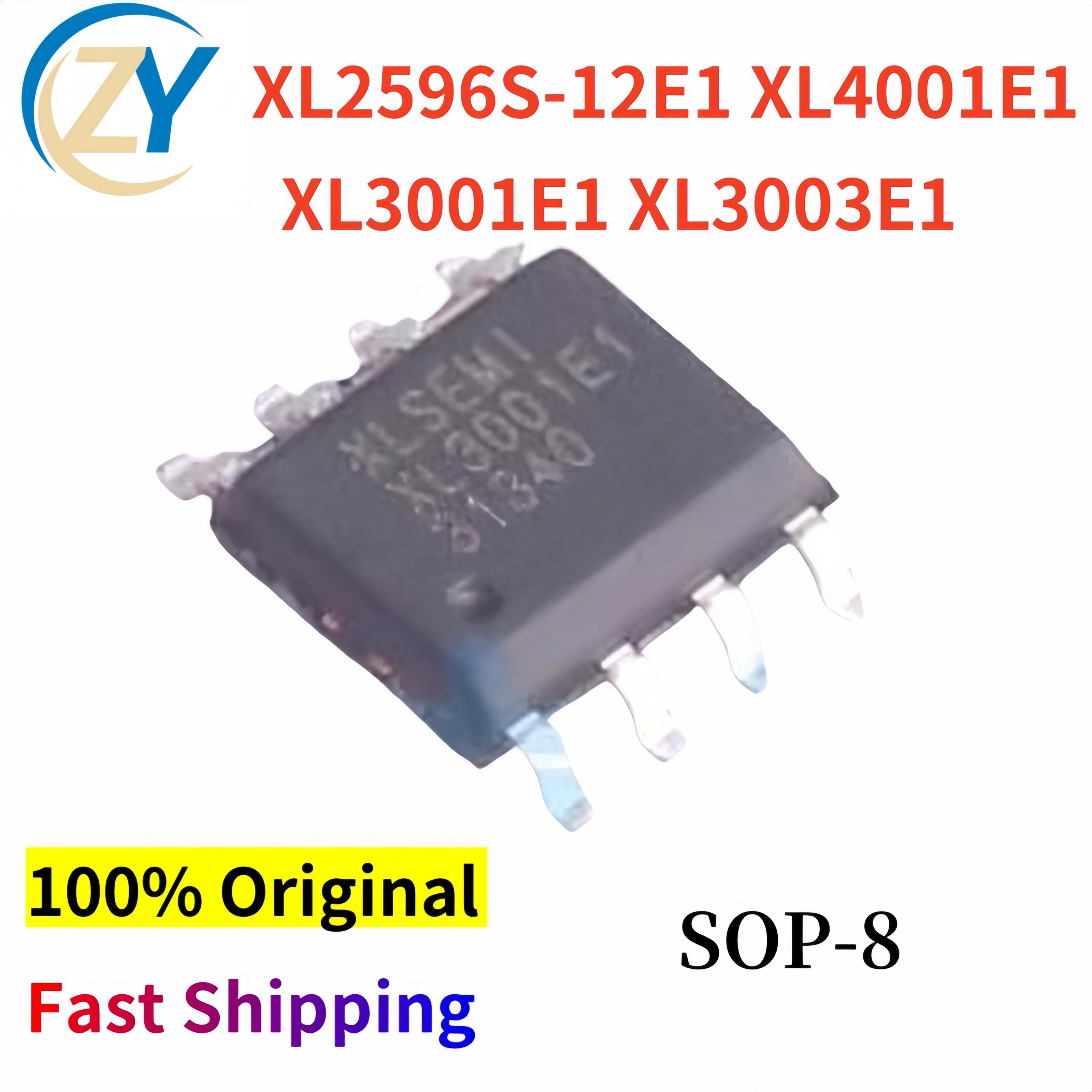 (10pcs) XL2596S-12E1 Driver ICs XL3001E1 XL3003E1 SOP-8 XL4001E1 XL2596S TO-263 100% Original New & In Stock