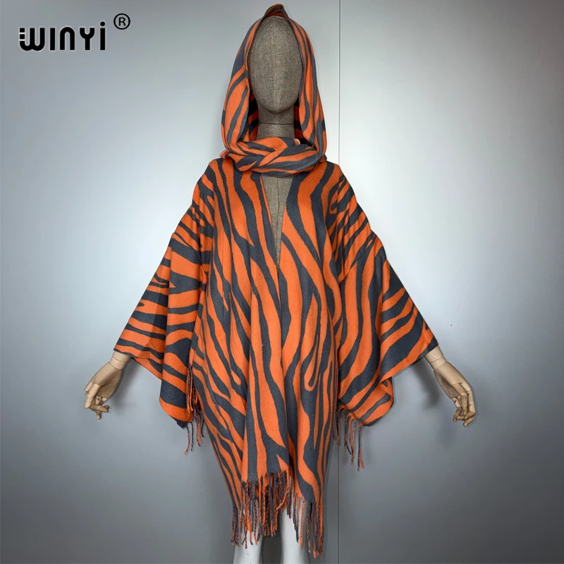 WINYI Cardigan autunnale Africa abbigliamento donna musulmana cappotti casual abaya poncho per donna mantello abito boho con cintura caftano da vacanza