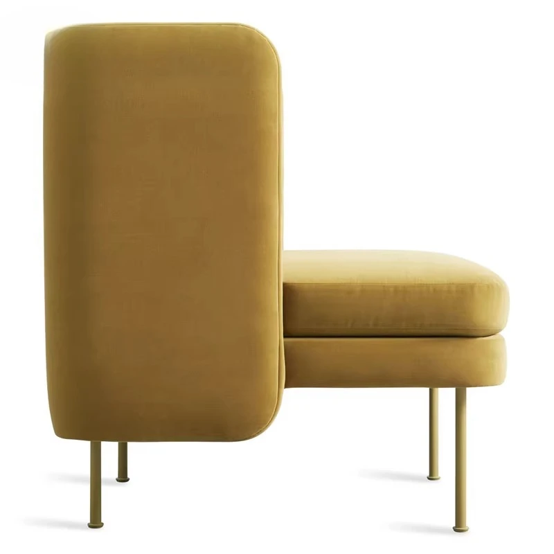 قسم مبيعات غرفة المعيشة الحديثة كرسي أريكة معدني كرسي واحد مصمم نموذج دع كرسي