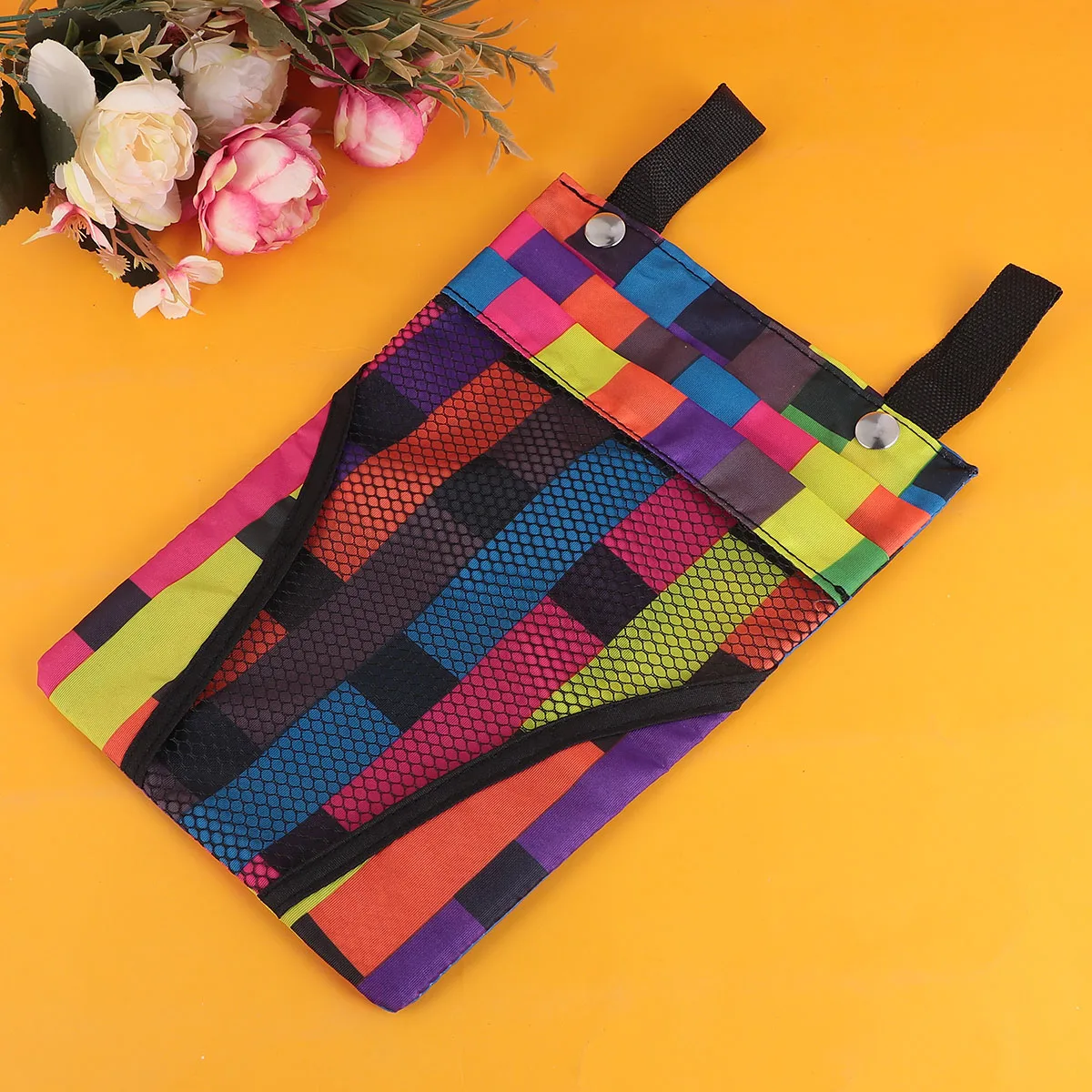 

2 Pcs Car Basket Hanging Bag Container for Bike Supplies Bicycle Washable Pouch Fashionable Colorful