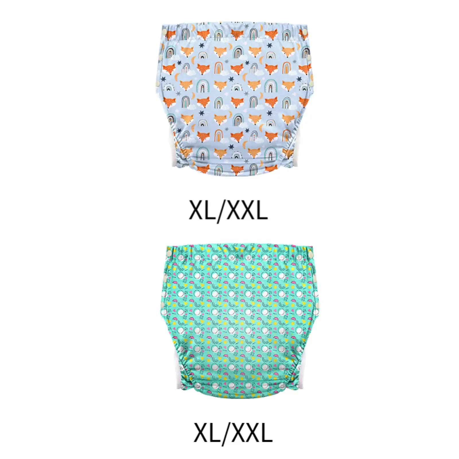Adults Cloth Diaper Incontinence Pants Comfortable to Wear Breathable Lining