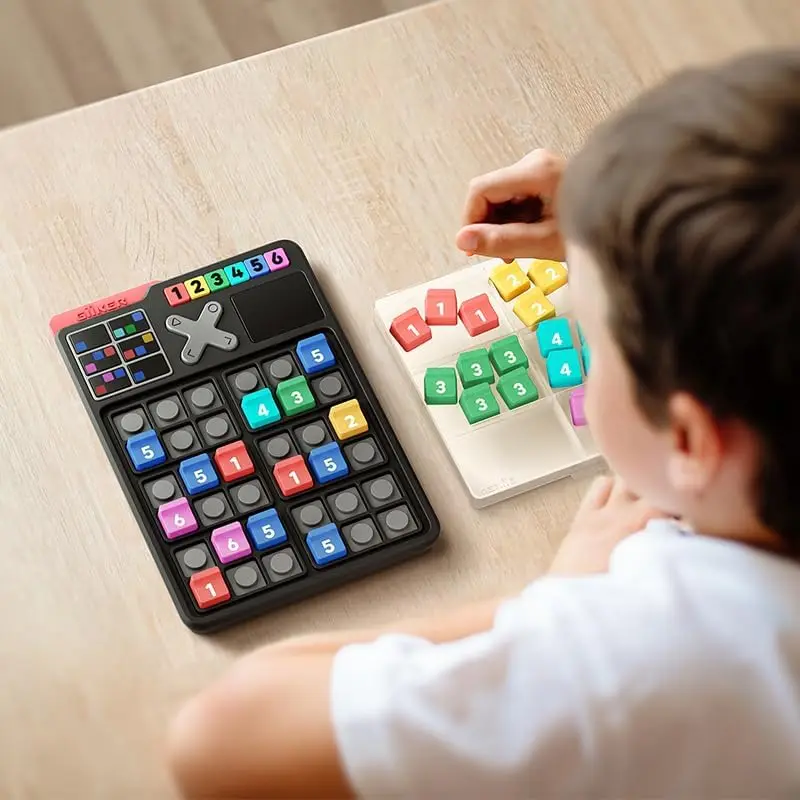 Jogos de quebra-cabeça de sudoku inteligentes, 2500 desafios originais sudoku para crianças, quebra-cabeça de provocação de cérebro para crianças, jogos de viagem presentes de aniversário f