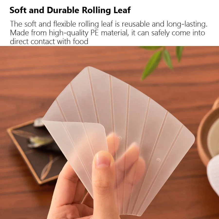 Easy Sushi Making Kit with 2 Hand Roll Sushi Mats And Rice Spatula - Sushi Rolling Mold Kit for Home Kitchen