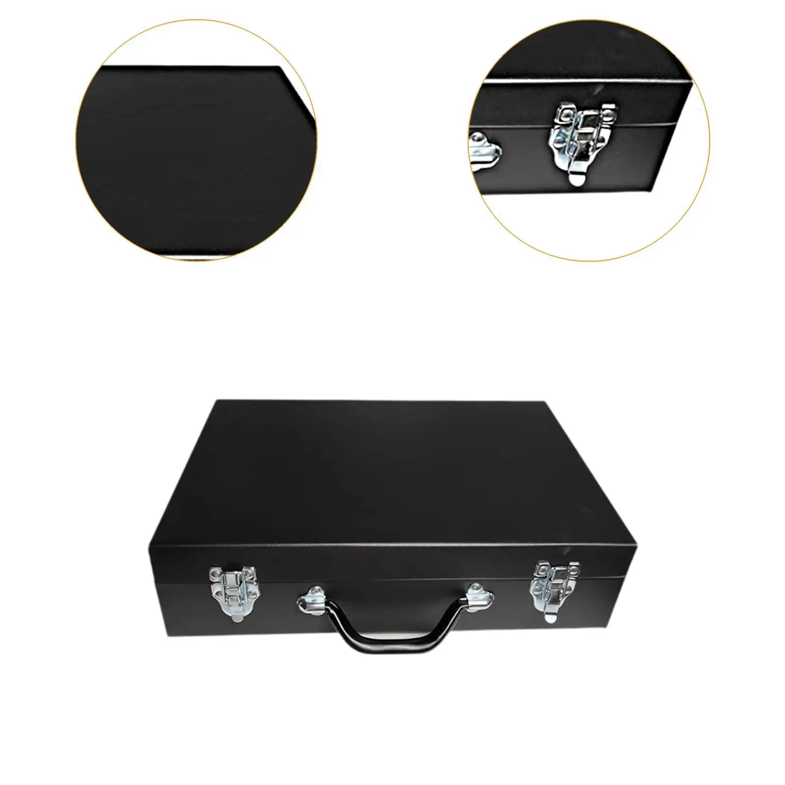 Electric Hammer Storage Box W/ Locking latches Wearproof Multi-use Protective Utility Box for Workshop Garage Electricians