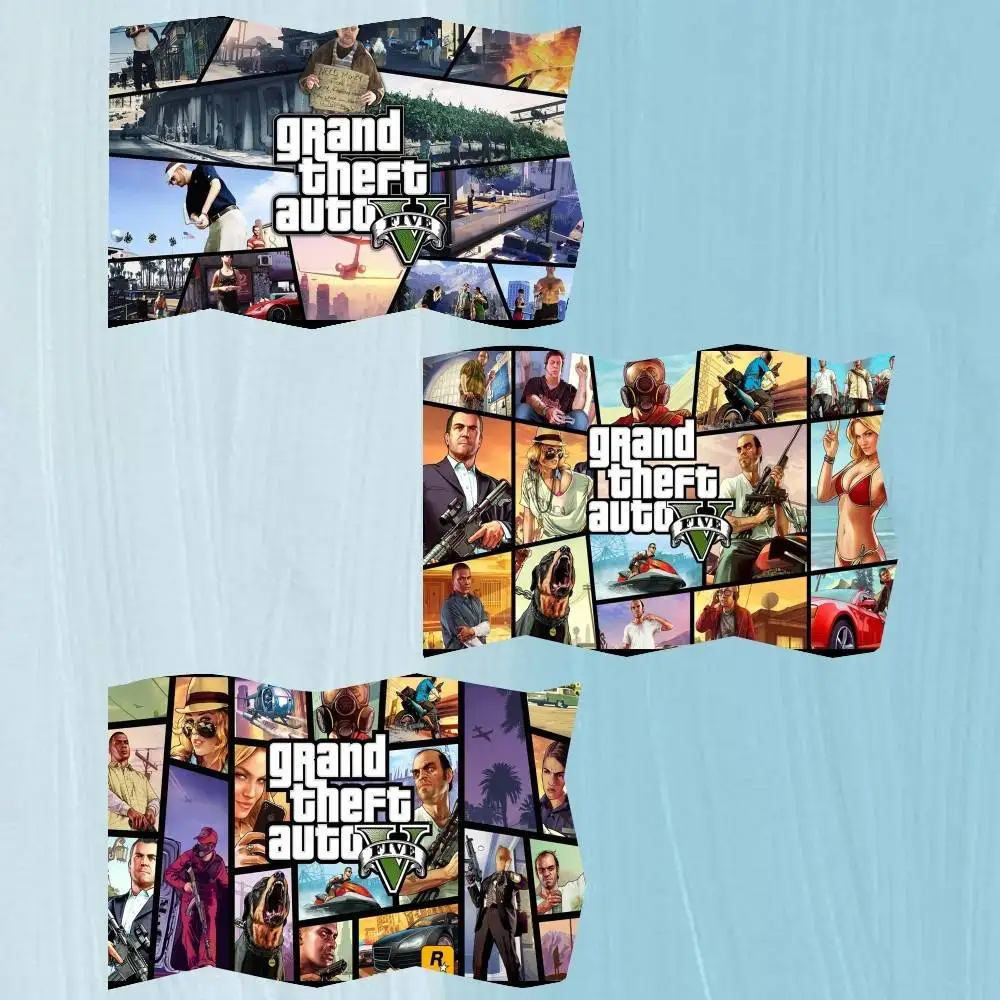 GTA 5 أعلام ديكور المنزل المفروشات لافتات خلفية زينة الأطفال لافتات عطلة زينة الخلفيات