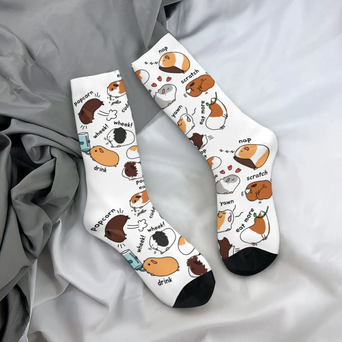 New Women Socks Guinea Pig Daily To Do Lis Merch Comfortable Funny Guinea Pig High Quality Socks All Seasons