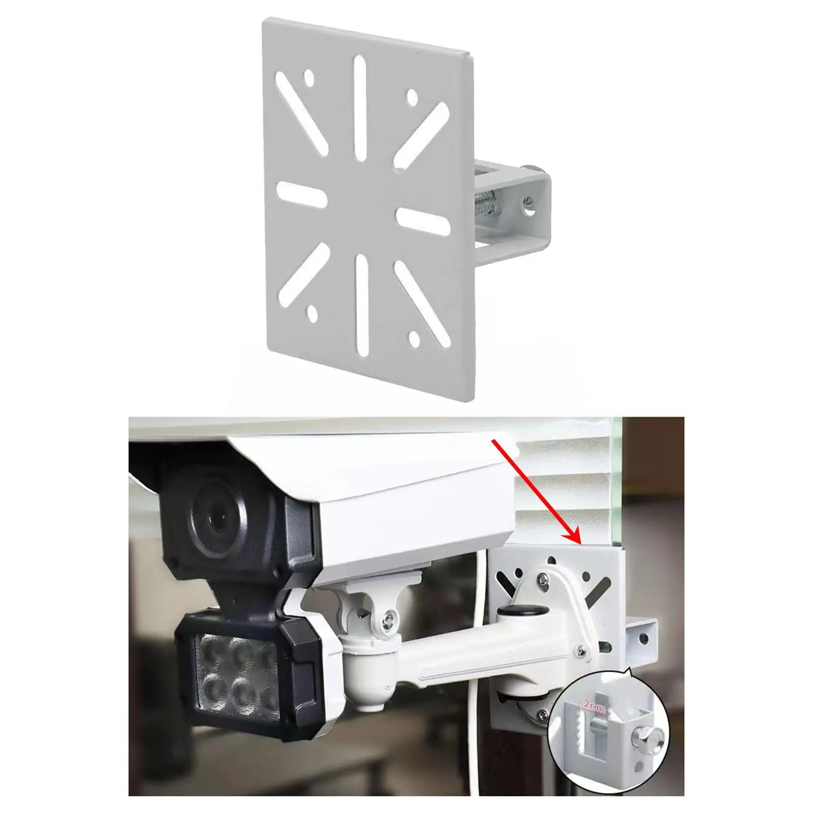 

Security Joint Mount Metal Duckbill Head Universal Corner Brackets CCTV Cameras Mounting Brackets Security Cameras Base Bracket