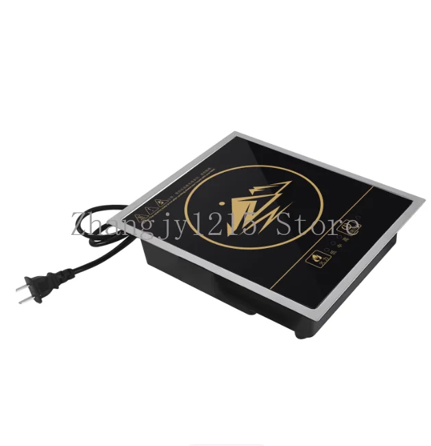 Control 800W For Car Home Caravan Yacht Kitchen RV Induction Cooker 220V Embedded Bordered Circular Square Touch