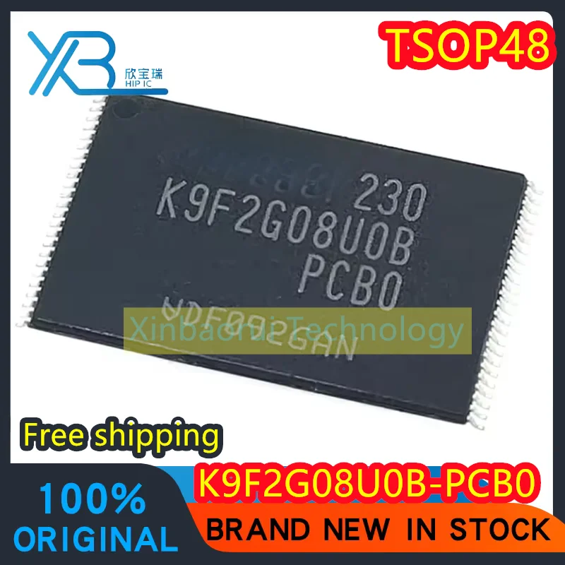 

(5/50pieces) K9F2G08U0B-PCB0 K9F2G08UOB-PCBO 256MB NAND FLASH TSOP48 100% original electronics brand new Free shipping