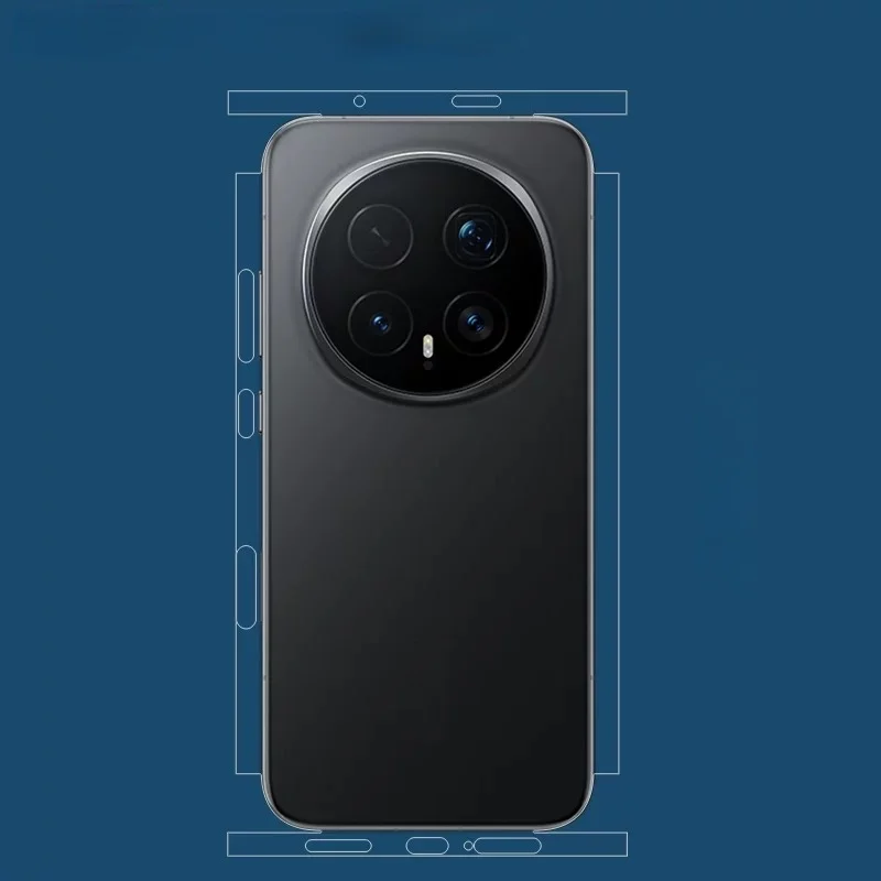 Envoltório de pele para honor magic 8 7 pro adesivo 7 rsr porsche design filme traseiro magia 6 decalque protetor envoltório protetor de tela