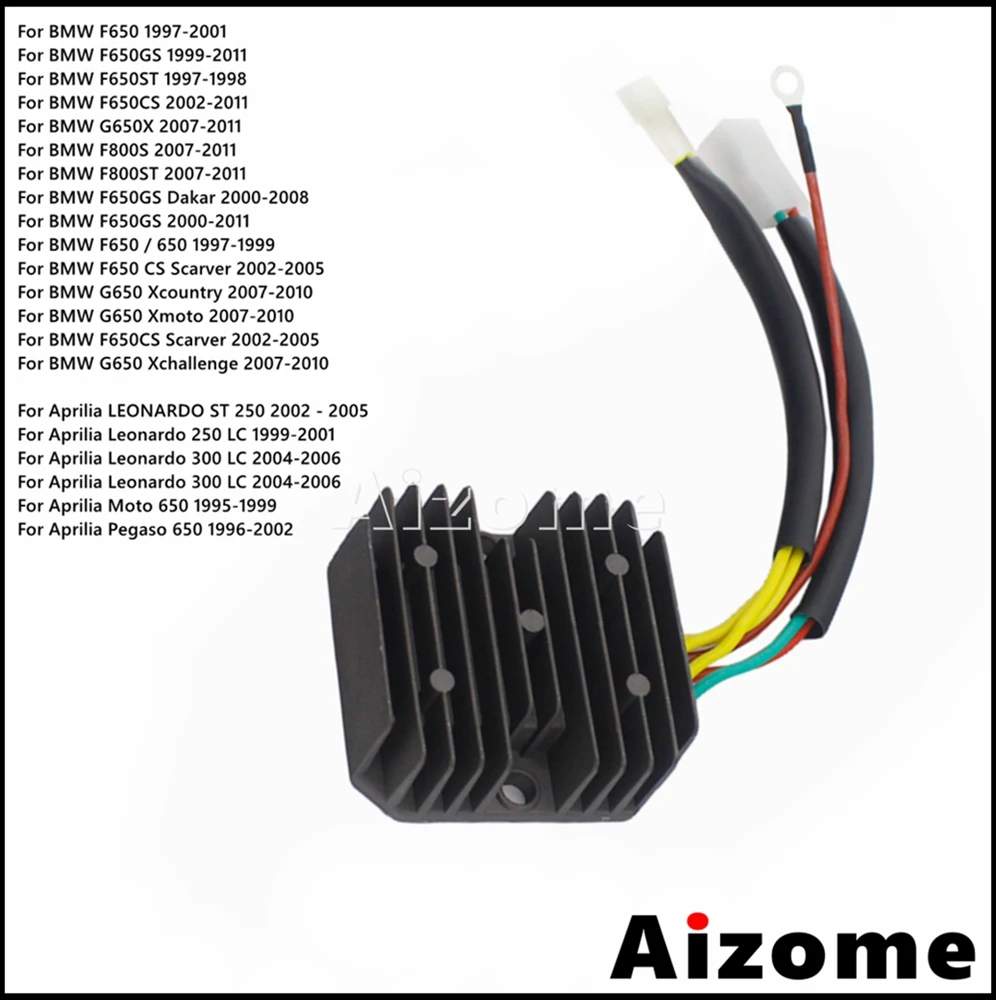 Motorycle Voltage Regulator Rectifier For BMW F650 GS ST CS GS650 F800S ST 97-17 Aprilia Leonardo 250 300 Moto Pegaso 650 99-06