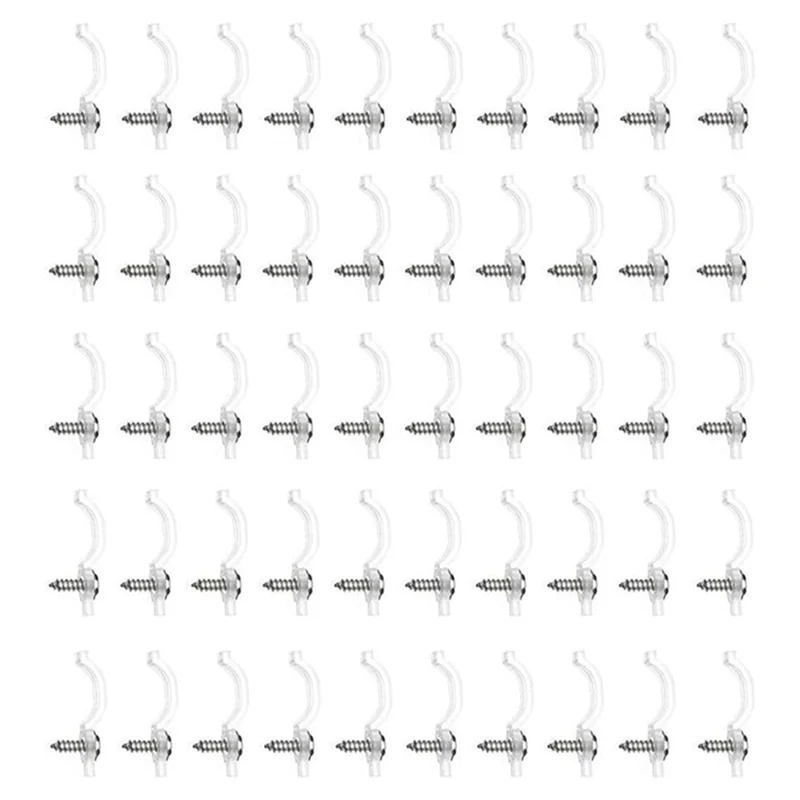 B84B-For LED Strip Mounting Clips(100Pcs) For 10Mm Wide For LED Light Strips Waterproof Strip Lights