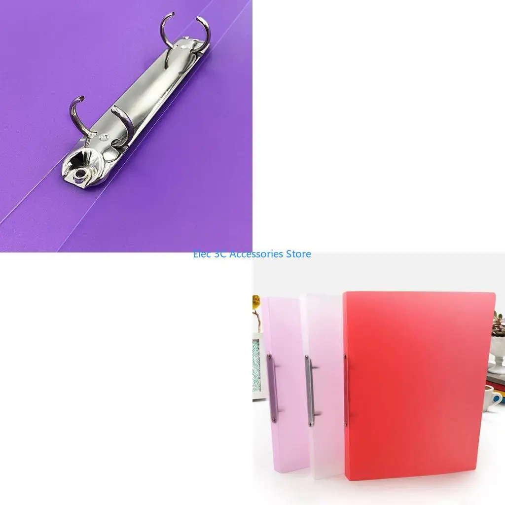 

Y51A Папка с кольцами формата А4, цветная прозрачная папка для хранения файлов с отрывными листами