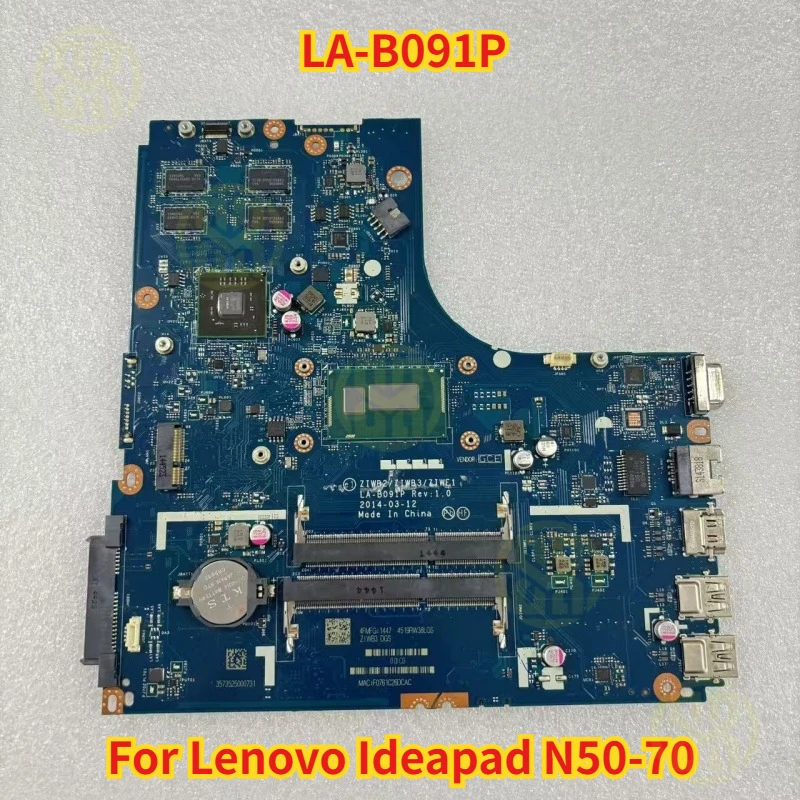 

LA-B091P для Lenovo Ideapad N50-70, материнская плата для ноутбука с процессором I5-4210, AMD R5 M230, тест графического процессора в порядке