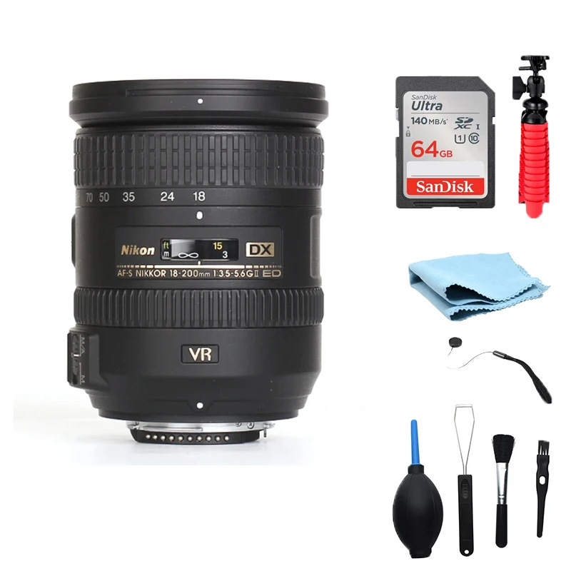 

Nikon AF-S DX NIKKOR 18-200mm f/3.5-5.6G ED VR II Lens For Nikon SLR Cameras