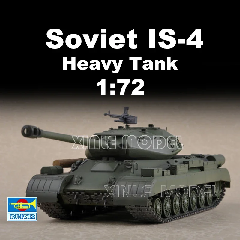 

Trumpeter Plastic Assembled Tank Model Kit 07143 Soviet JS-4 Heavy Tank 1/72