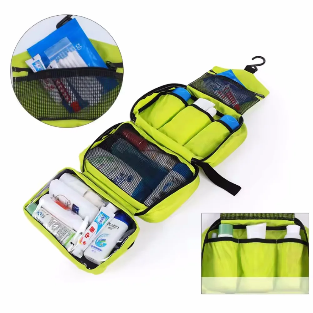 Hanging Men's Toiletry Bag Large Waterproof Cosmetic Bags Travel Organizer Lady Toiletries Makeup Toilet Foldable Bathroom Kit
