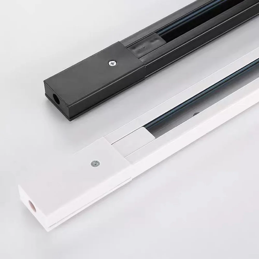 

LED track 0.5m 1m light track strip clothing store background wall aluminum 2-wire system track light COB spot light guide rail