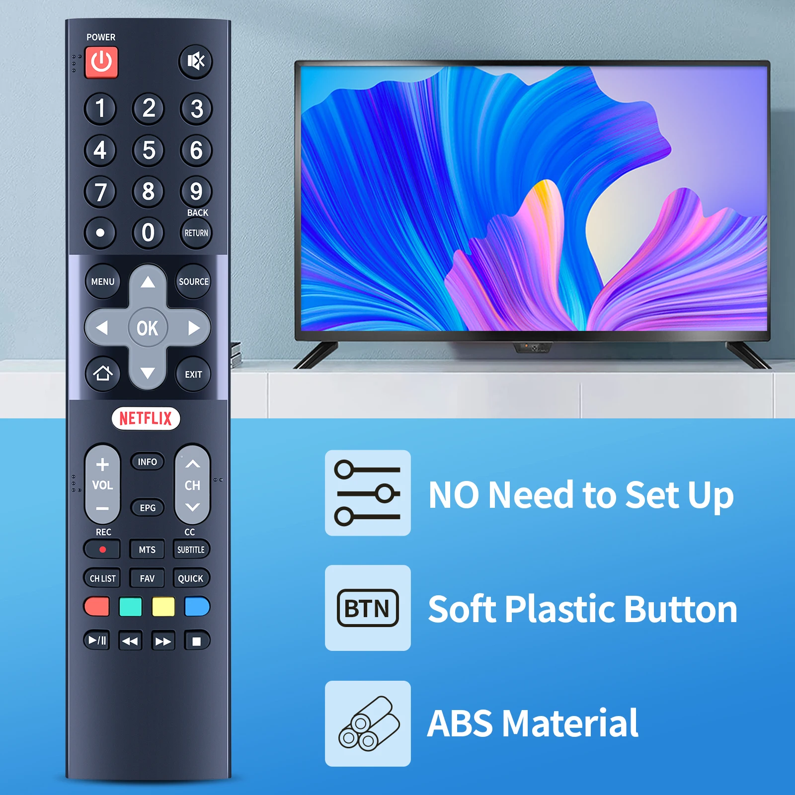 Новый пульт дистанционного управления для телевизора RCA RNSMU5536 RNSMU5836 RNSMU7036 RNSMU5036 RNSMU4336