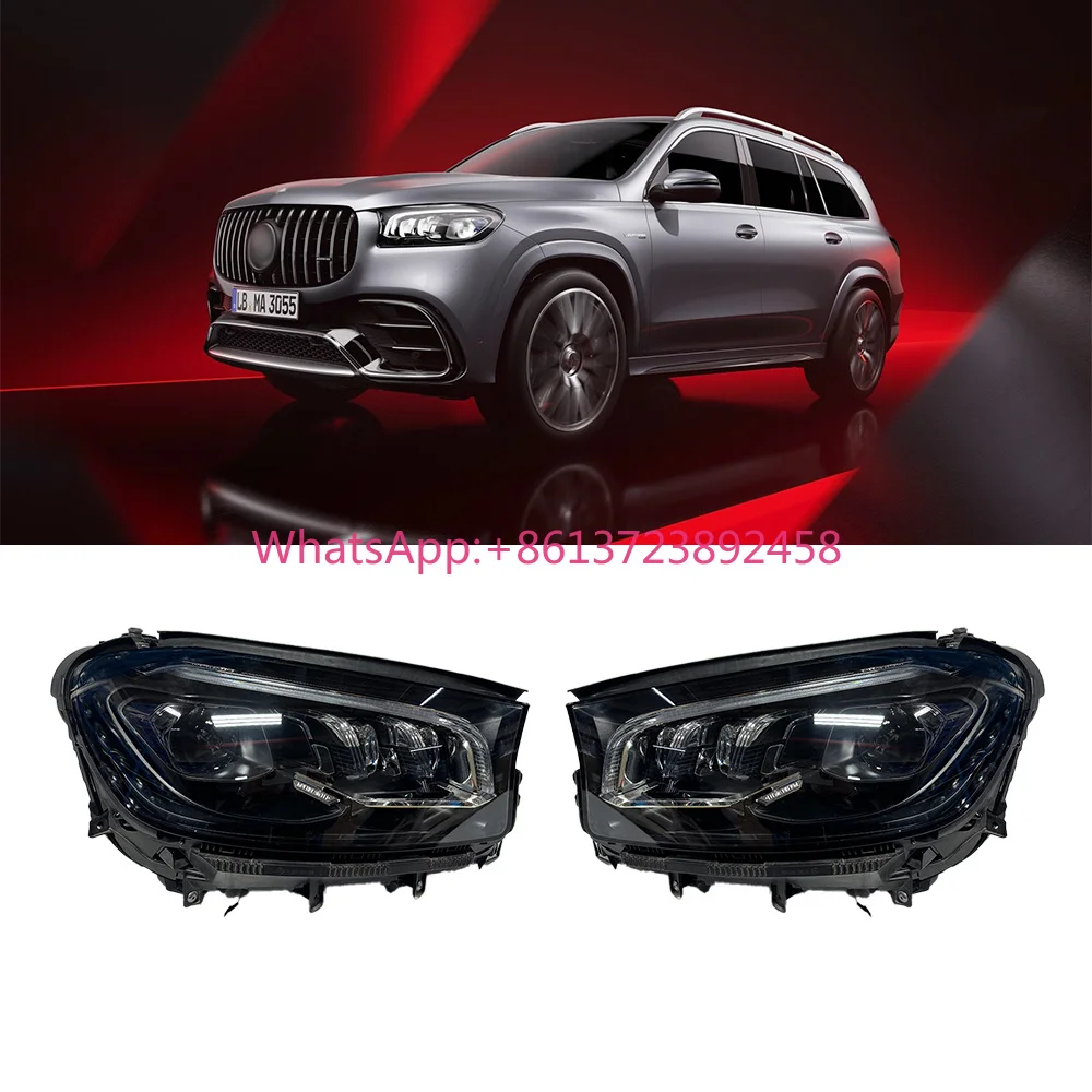 Auto Lighting Systems for Mercedes-Benz GLS167 2019-2024 AMG Car LED Auto Headlight Led Projector Headlamp Car Accessories