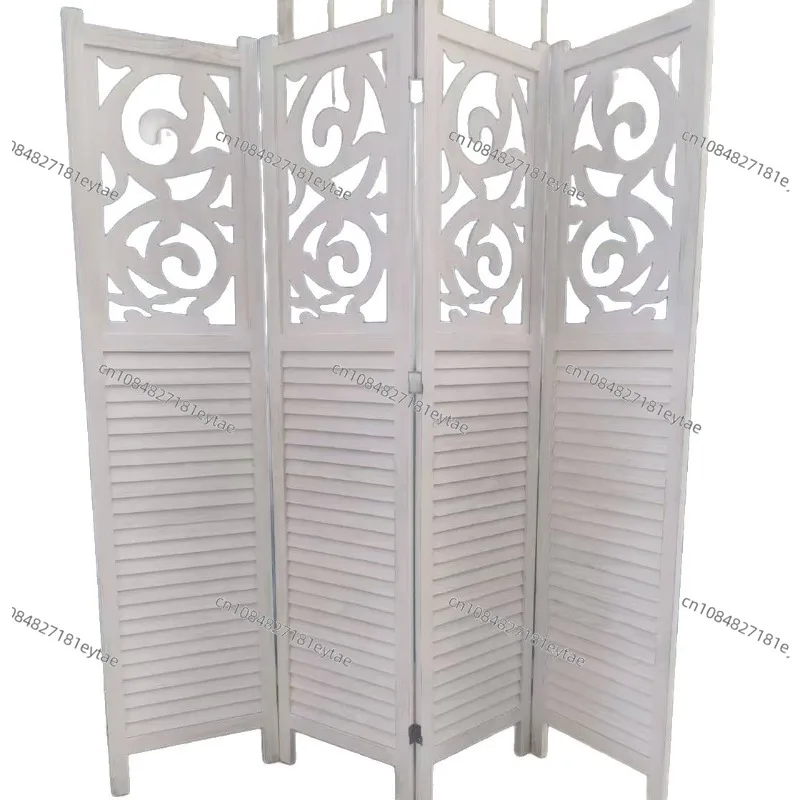 

Modern Folding Mobile Screen Partition for Living Room Bedroom Entrance Wall Home Simple Decor
