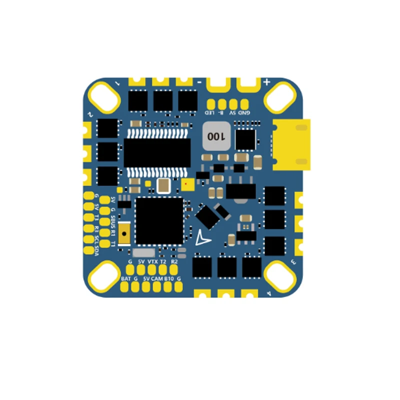 HAKRC F4126 F411 AIO Flight Controller FC BLHELI_S 20A ESC 2-6S Built-in Barometer Current Sensor For RC FPV Racing Drone