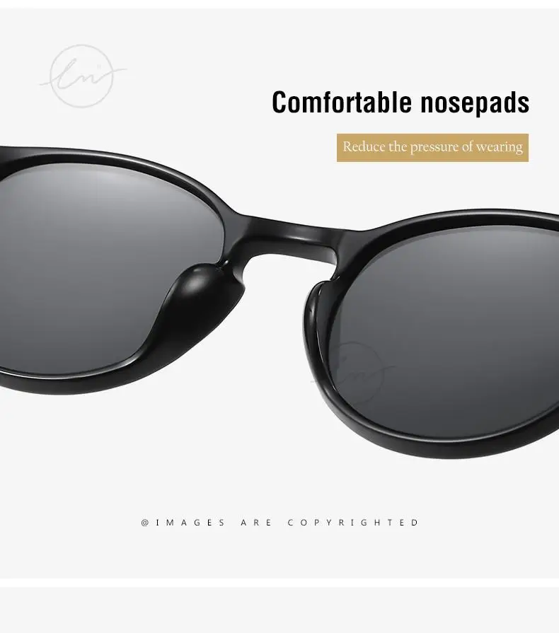 LM Retro Runde Sonnenbrille Frauen Männer Ultraleicht TR90 Polarisierte Unisex Driving Shades Vintage Sonnenbrille UV400 Gafas De Sol – Detail 8