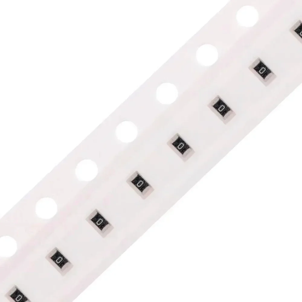 100pcs 0805 SMD Resistor 0R  0 ohm 5% 1/8W