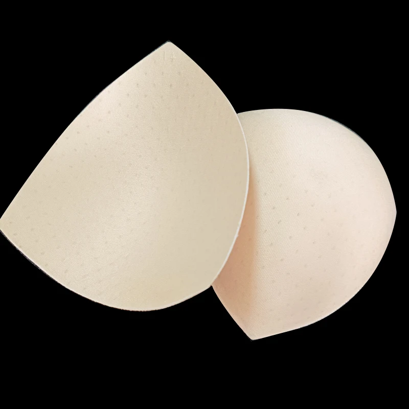 3Pair Lingerie Intimate Accessories Triangle Sponge Push-Up Bras for Women Underwear Pad Removable Chest Insert Breast