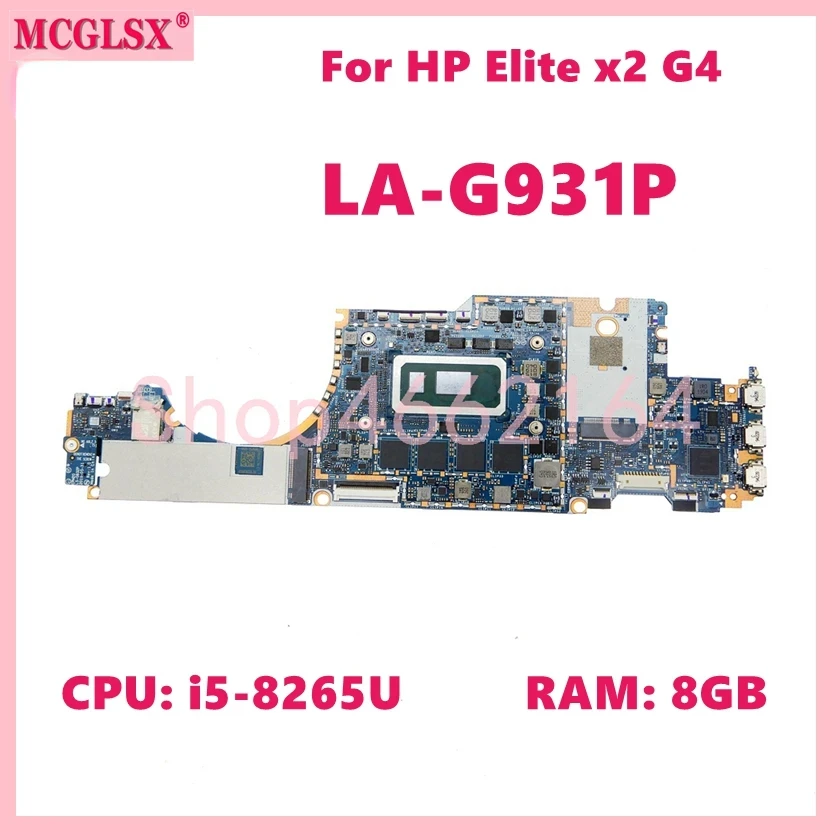 EPM20 LA-G931P With i5-8265U CPU 8GB-RAM Notebook Mainboard For HP Elite x2 G4 Laptop Motherboard 100% Tested OK