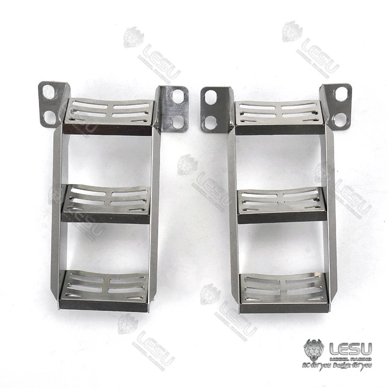 RC 1/14 LESU Metal Elevator Ladder for Tamiya for Hydraulic Excavator Loader Dump Truck for MAN VOLVO Trailer Tipper DIY Parts