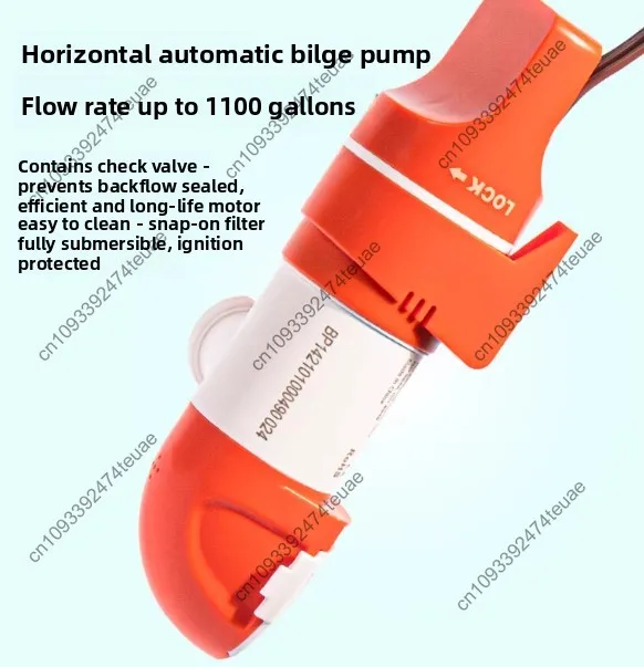 1pcs 12V SFBP1-G1100-14B 24V SFBP2-G1100-14B Narrow Horizontal Automatic Bilge Pump Water Pump Time Sensor