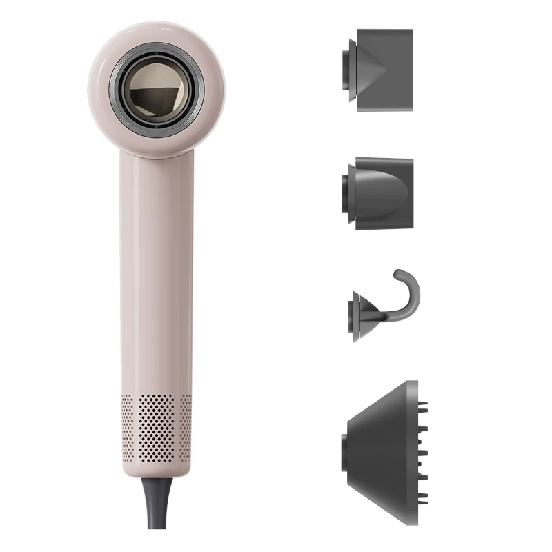 1600W High-Speed Hair Dryer - Strong Wind Fast Drying Silent Negative Ion Hot & Cold Air Hair-Friendly