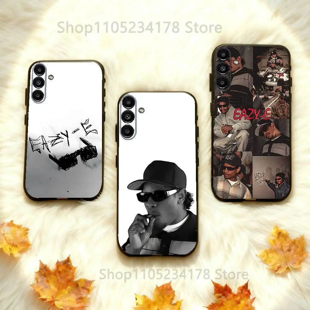 Custodia per telefono Rapper E-Eazy E cool per Samsung A73,72,51,53,52,71,22,5G,Nota,J7,8,9 Classic Versatile Black Soft Shell